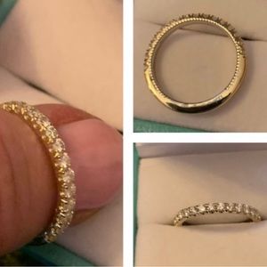 14K Gold Lab Grown Diamond Band